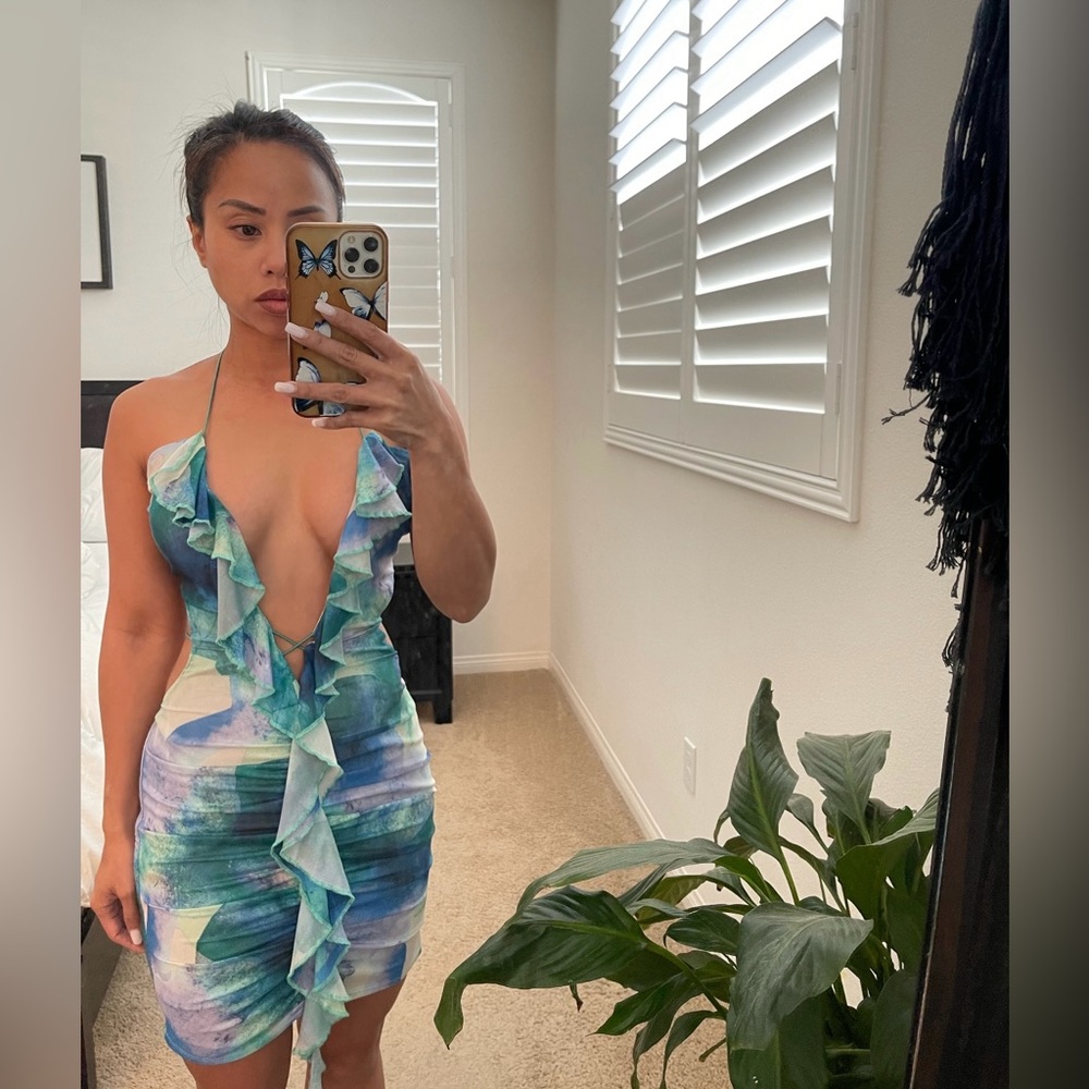 Tropical Mini Dress